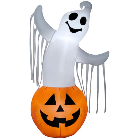 3.5ft. Airblown® Inflatable Halloween Ghost in Pumpkin